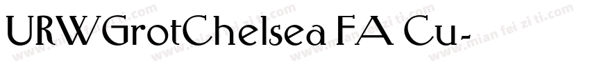URWGrotChelsea FA Cu字体转换